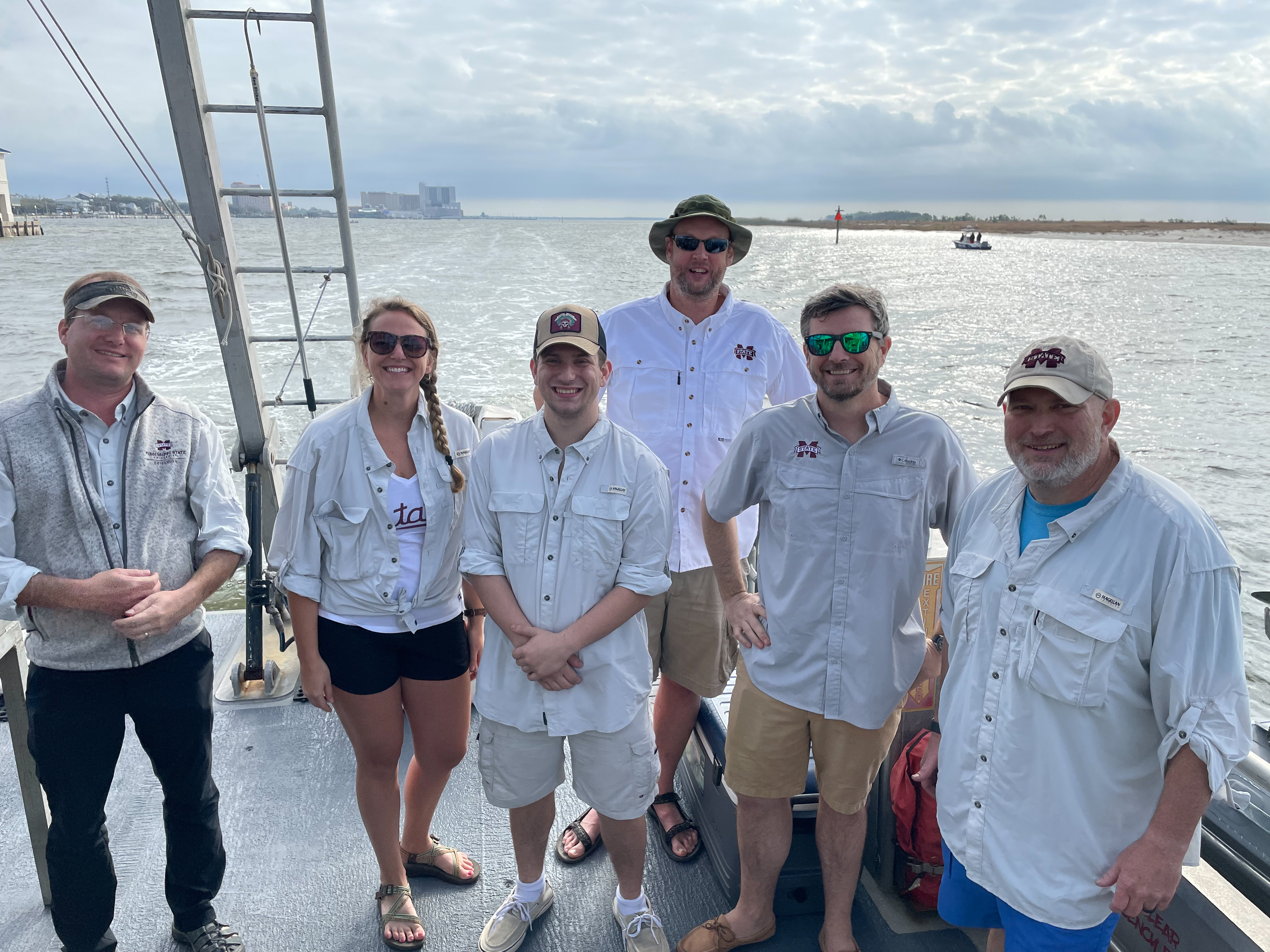 Crew/adults on the boat